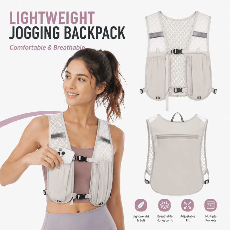 Runners Gear - Generic Lightweight Running Vest Backpack Ultralight