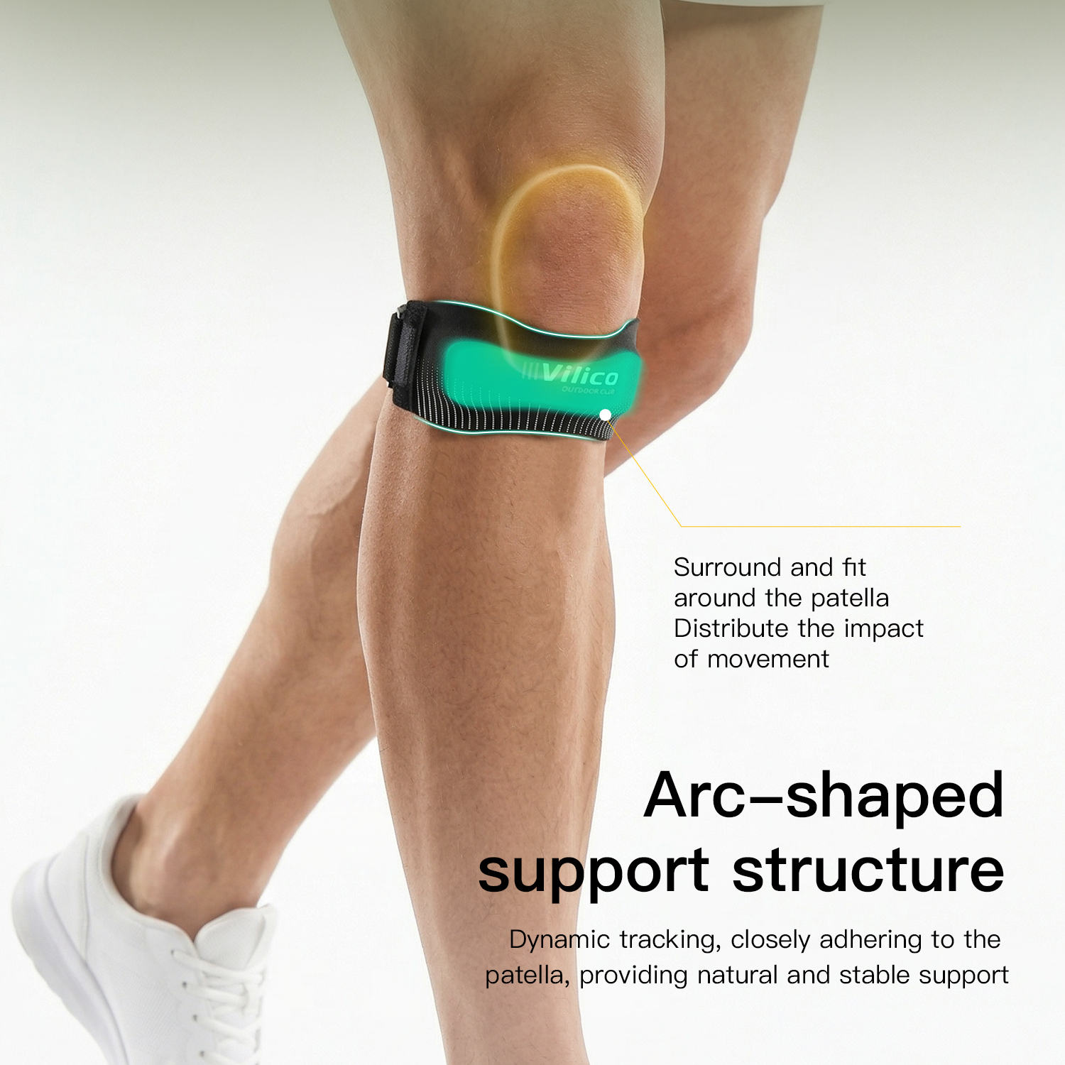 Knee Support Brace - 1PC Copper Knee Brace for Arthritis