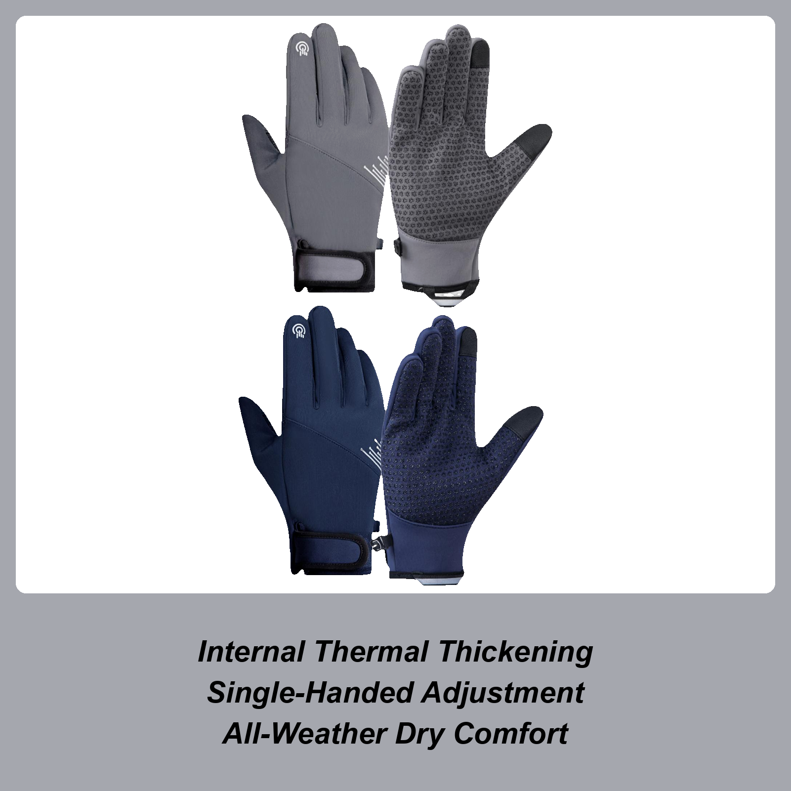 Running Gear For Cold Weather - Winter Gloves Windproof Touchscreen Cold Weather