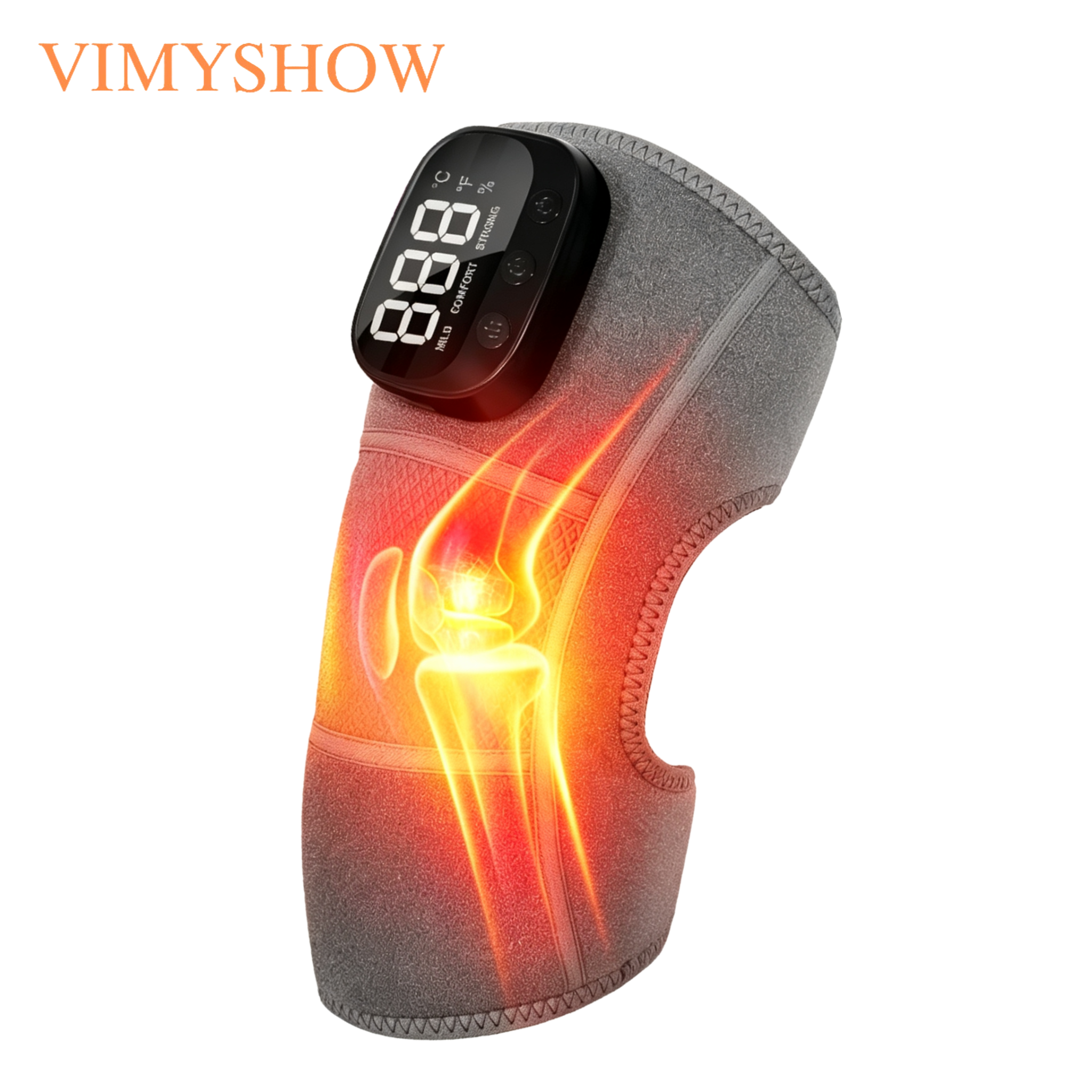 Knee Support Brace - Knee Massager Cordless Knee Pad Vibration