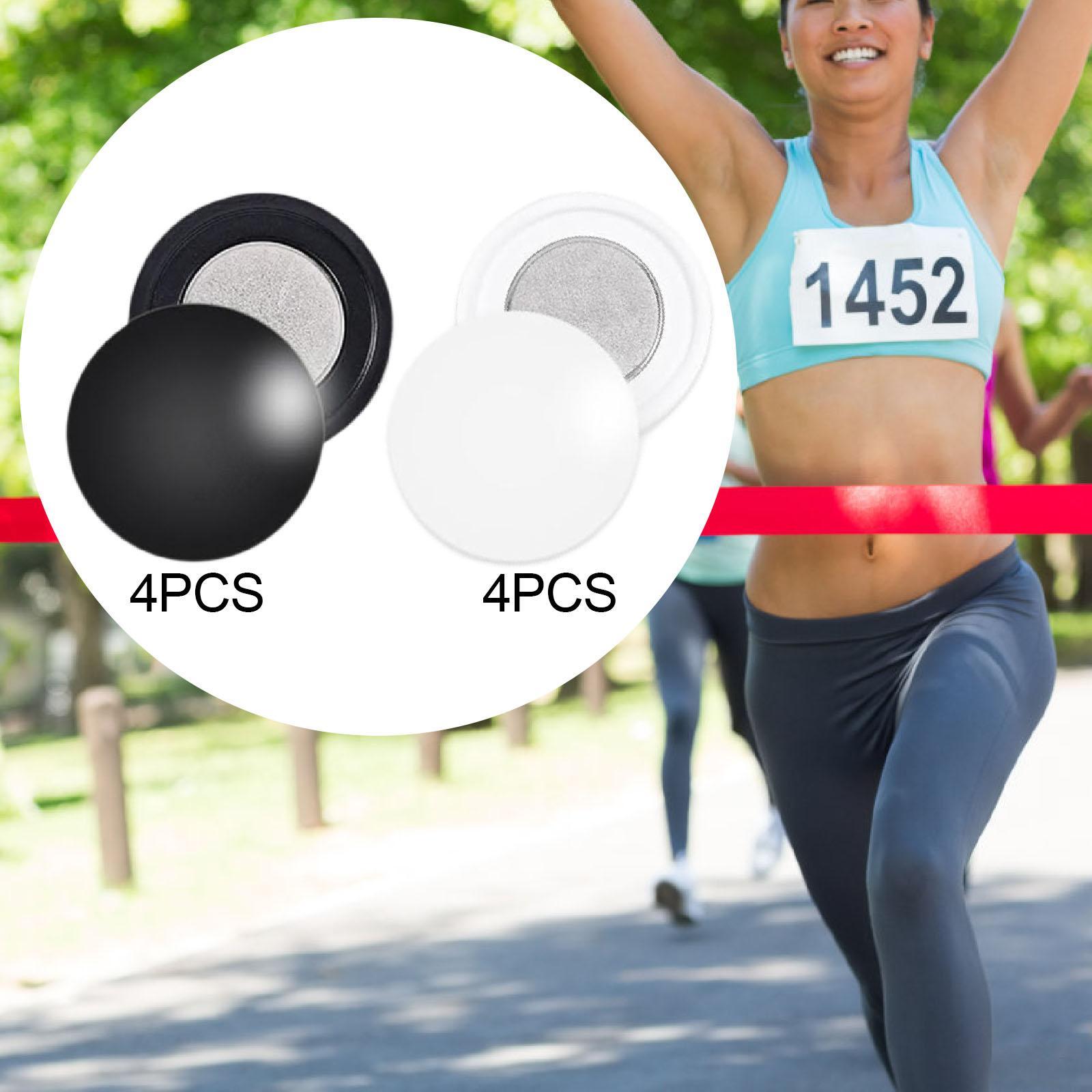 4 Pair Magnetic Race Bib Clips - Running Gear Competition recensione e prezzo