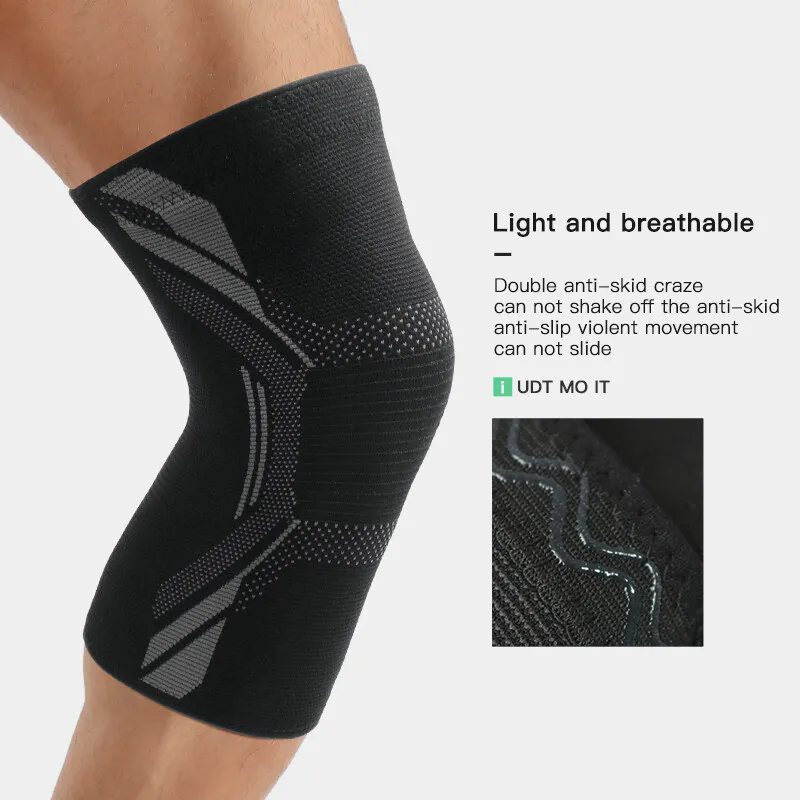 1Pc Knitted Nylon Sports Knee  - Running Gear In The Cold recensione e prezzo