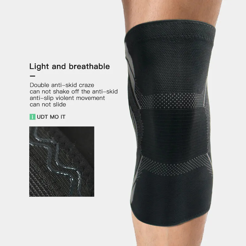 1Pc Knitted Nylon Sports Knee  - Running Gear In The Cold recensione e prezzo