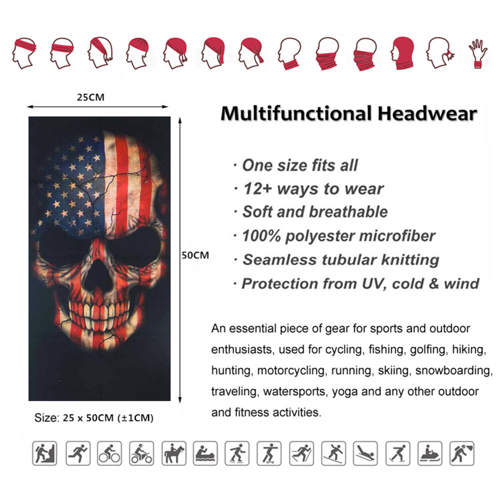 USA Flag Skull Bandana Breatha - Running Gear Youtube recensione e prezzo