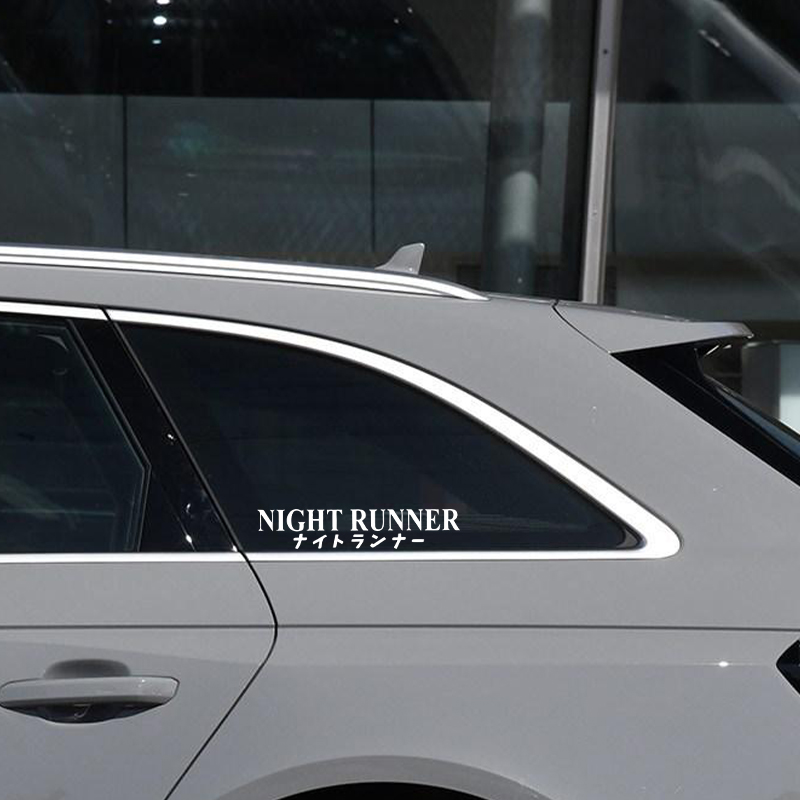 G004 20x4CM Car Sticker NIGHT  - Runners Gear recensione e prezzo