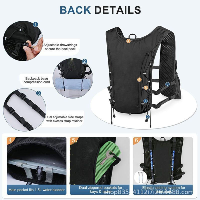 Hydration vest, cross-country  - Running Gear Competition recensione e prezzo