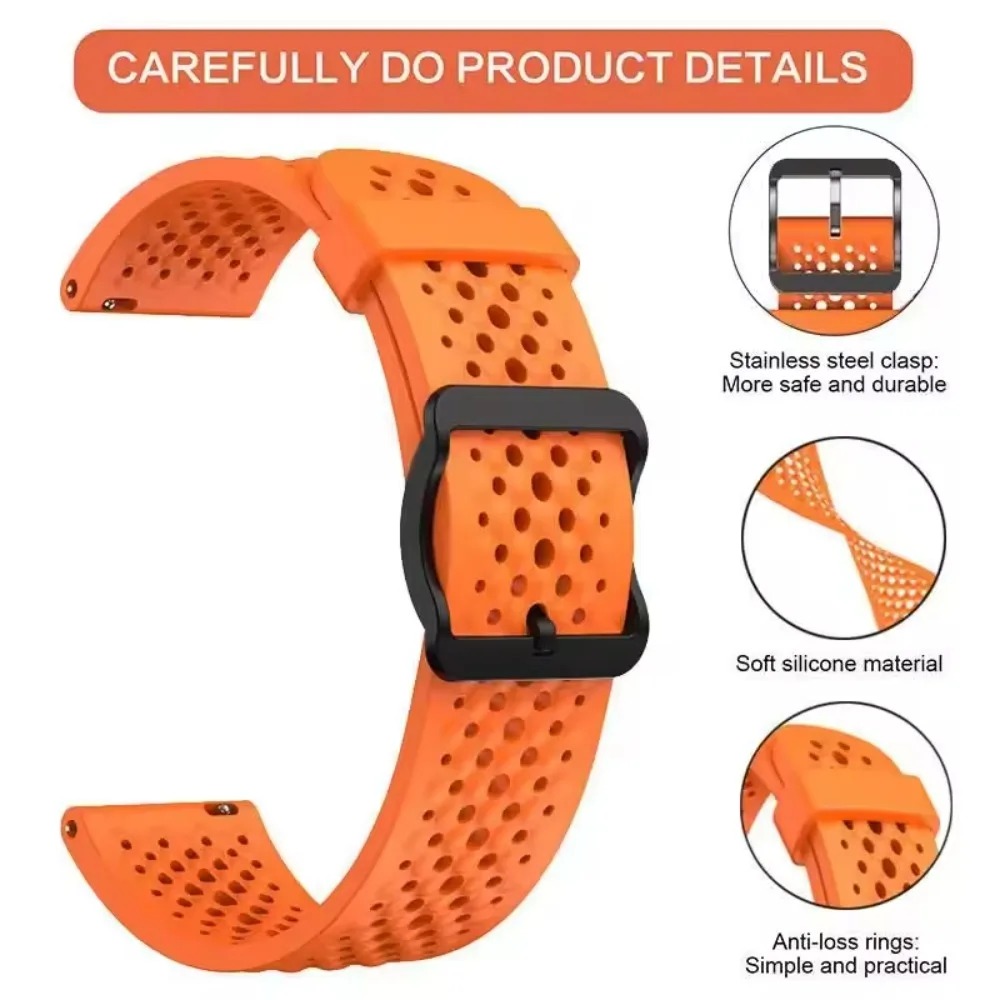 20/22mm Silicone Strap for Hua - Runners Gear recensione e prezzo