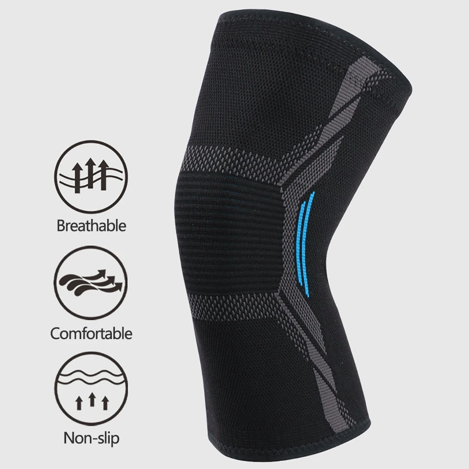 1Pcs Knitted Nylon Sports Knee - Running Gear In The Cold recensione e prezzo