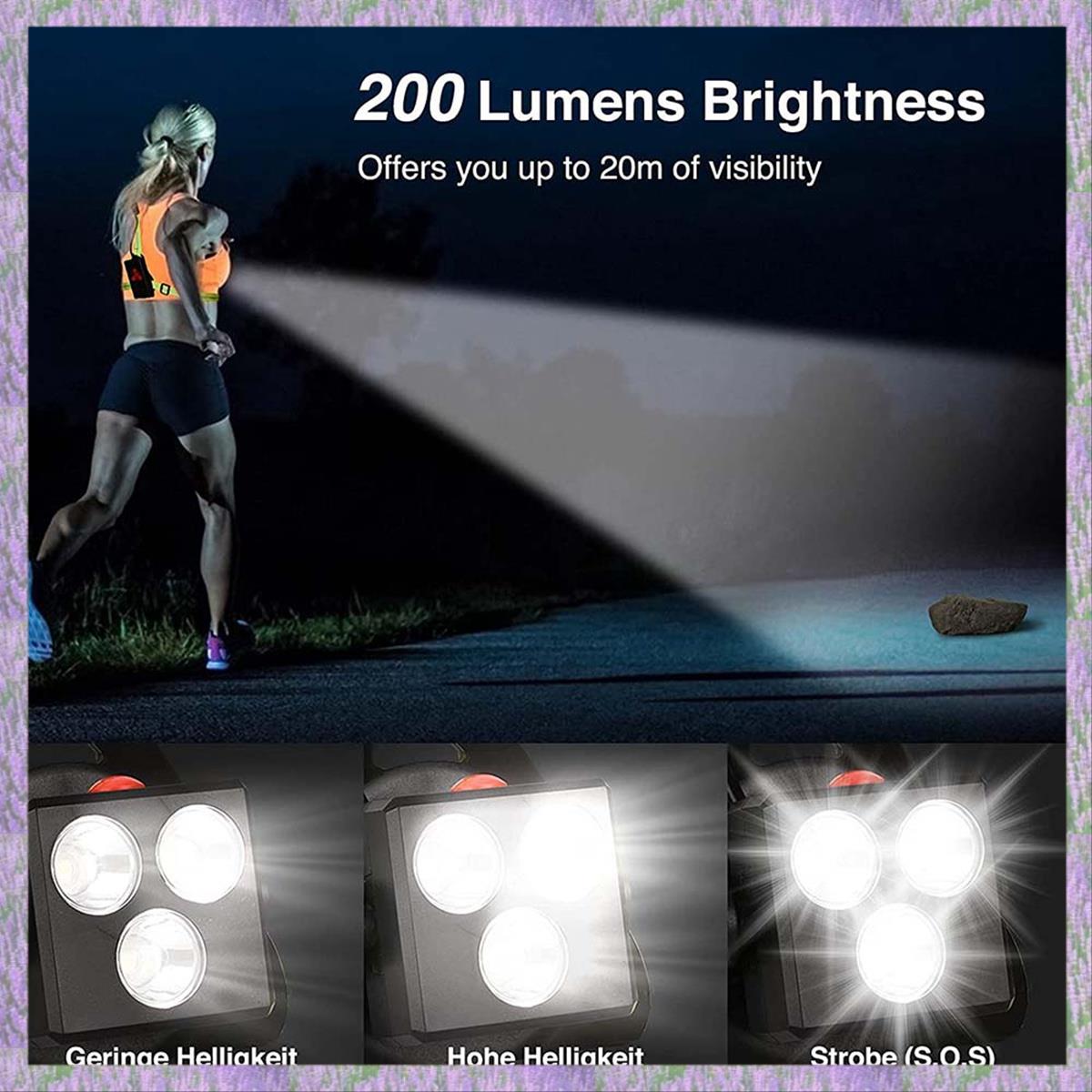 A63K-Night Running Lights For  - Runners Gear recensione e prezzo