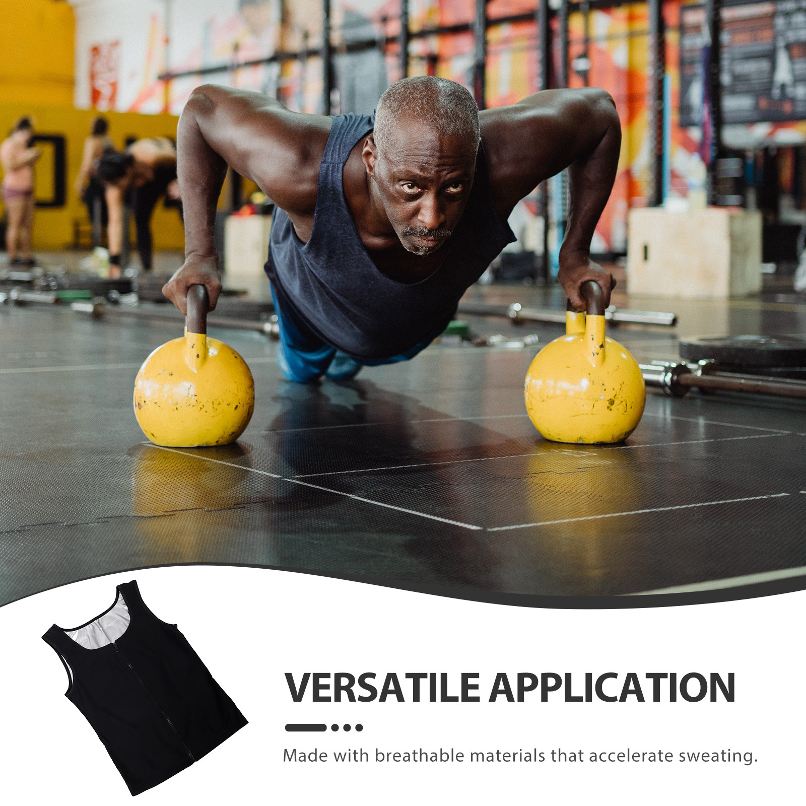 Mens Zip Up Sweat Vest Workout - Running Gear Vest recensione e prezzo