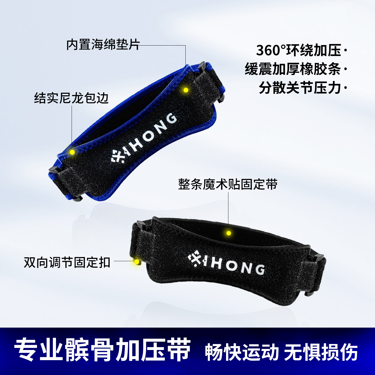 Single-Piece Knee Patellar Ten - Knee Support Brace recensione e prezzo