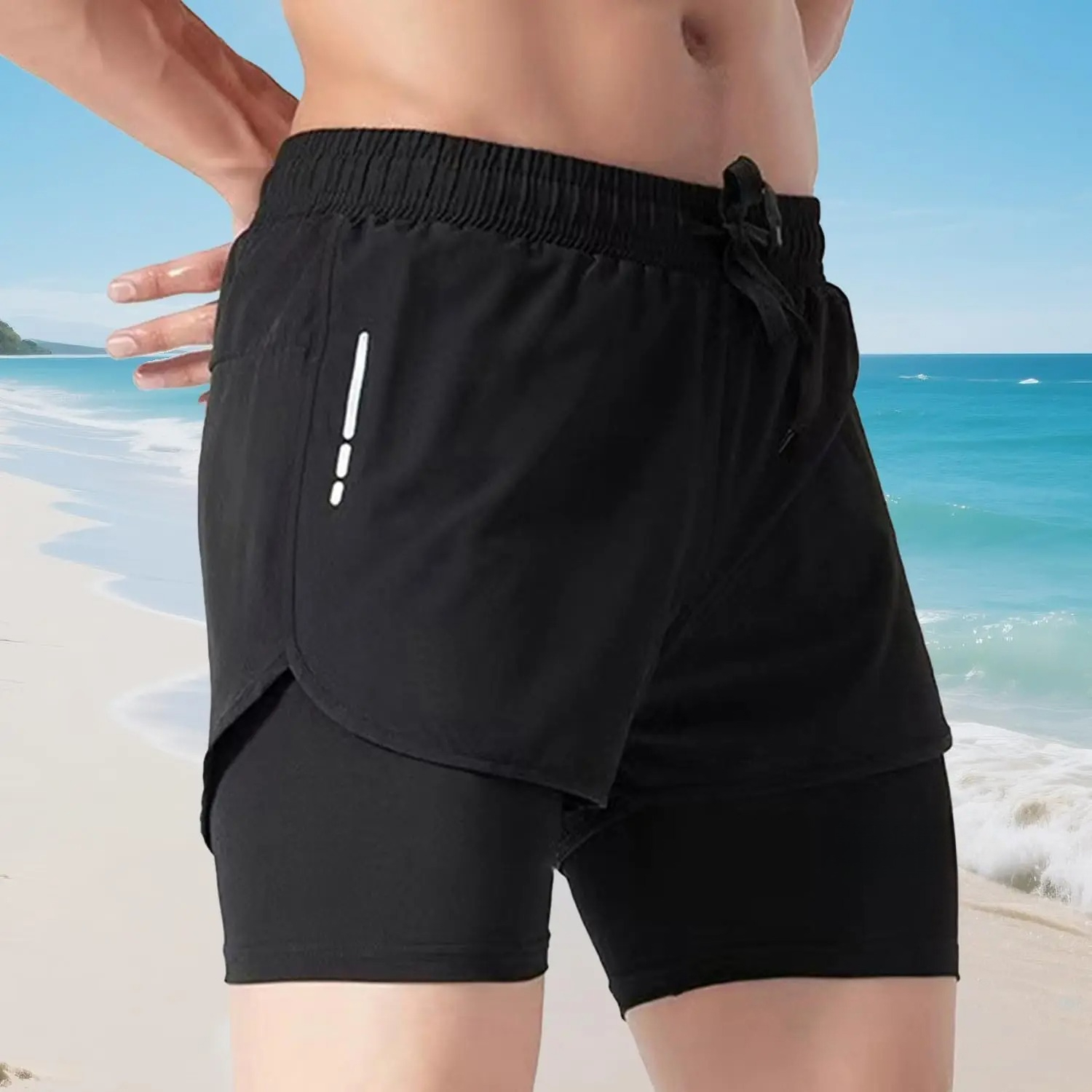 Men's Swim Trunks Quick Dry At - Running Gear For Men recensione e prezzo