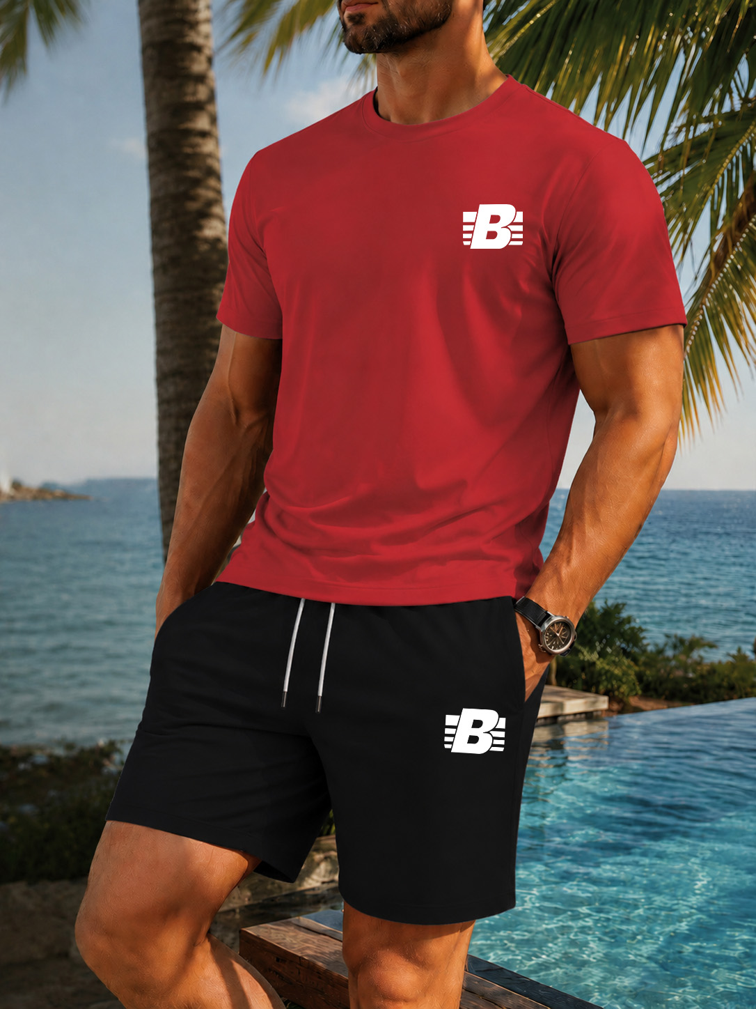 Men's 2-Piece Tracksuit Casual - Running Gear For Men recensione e prezzo