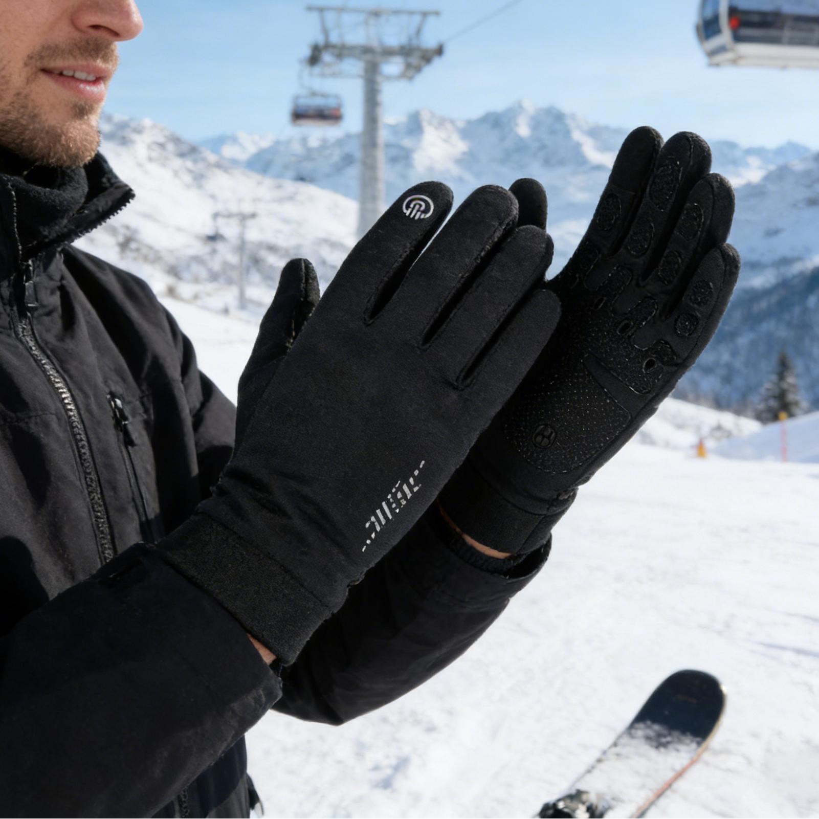 Winter Biking Gloves Full Fing - Running Gear For Cold Weather recensione e prezzo
