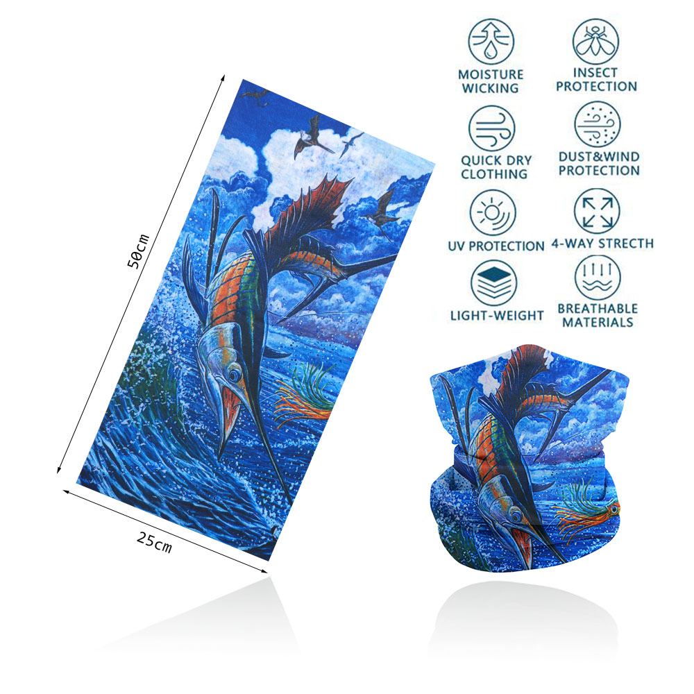 Fish Scales Pattern Neck Gaite - Running Gear Youtube recensione e prezzo