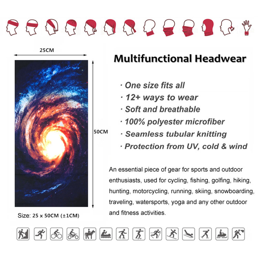 Landscape Starry Headwear Neck - Running Gear Youtube recensione e prezzo